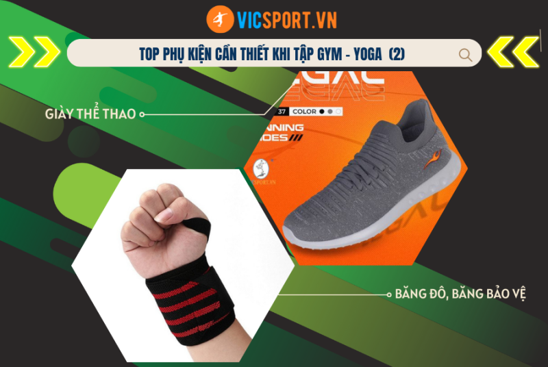 TOP PHỤ KIỆN CẦN THIẾT KHI TẬP GYM - YOGA (2)