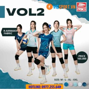 Quần áo bóng chuyền nữ Riki Vol 2