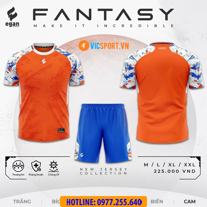 Áo đá banh không logo Egan Fantasy - Hình ảnh 19