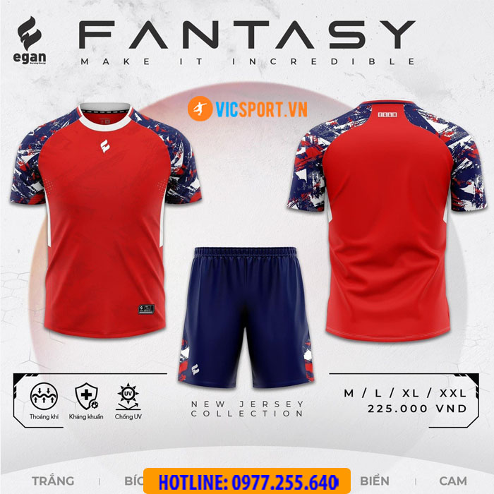 Áo đá banh không logo Egan Fantasy - Hình ảnh 18