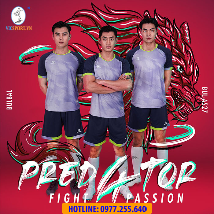 Áo đá banh không logo Bulbal Predator 4 - Hình ảnh 3