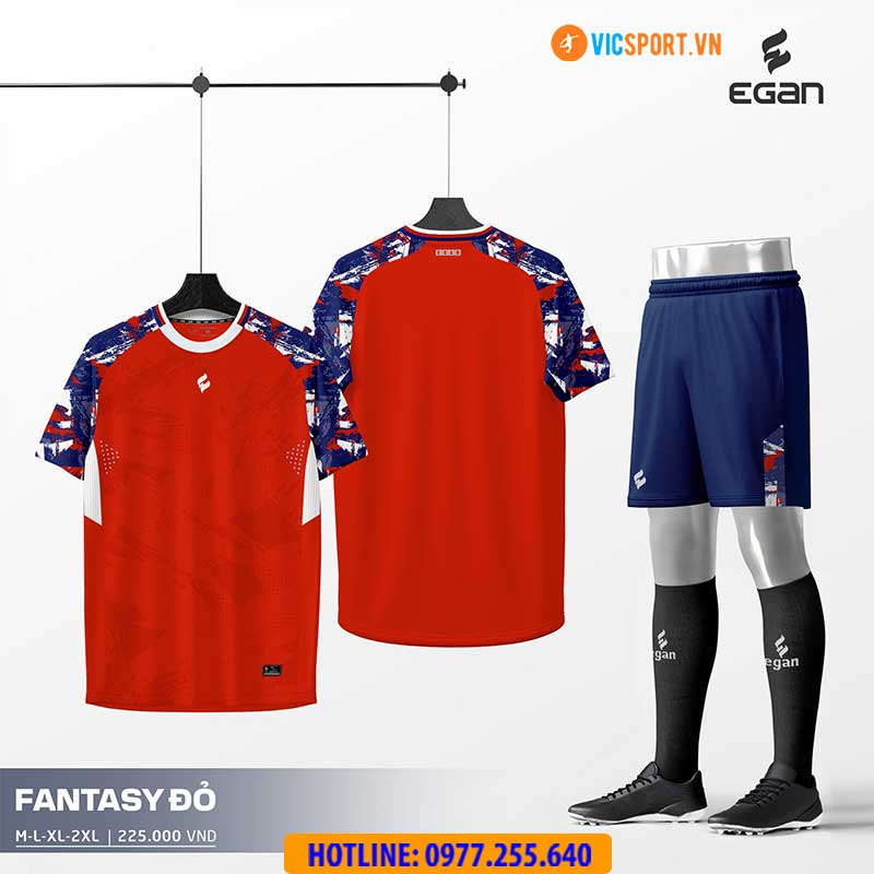 Áo đá banh không logo Egan Fantasy - Hình ảnh 3