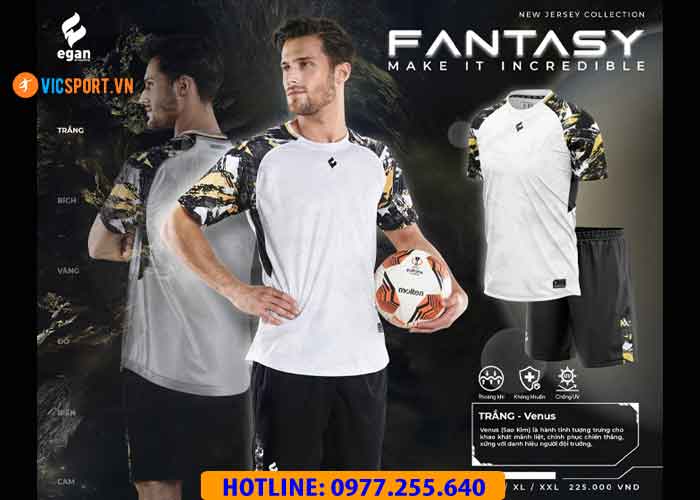 Áo đá banh không logo Egan Fantasy - Hình ảnh 11