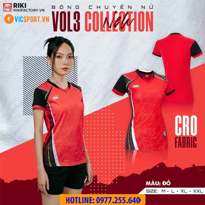 Quần áo bóng chuyền nữ Riki Vol 3 - Hình ảnh 5