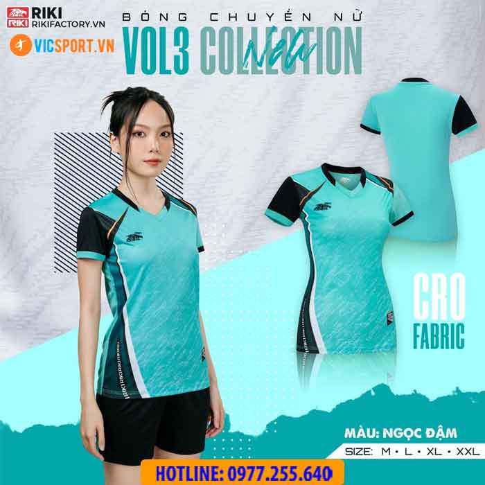 Quần áo bóng chuyền nữ Riki Vol 3 - Hình ảnh 2