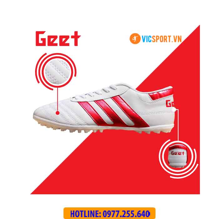 Giày đá banh Geet 3 sọc phủi - Hình ảnh 14