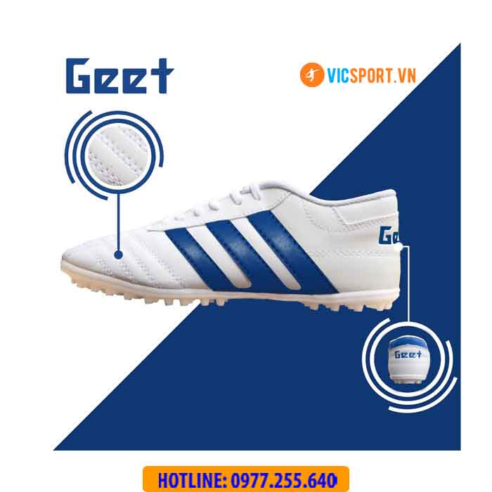 Giày đá banh Geet 3 sọc phủi - Hình ảnh 6