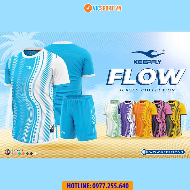 Áo đá banh không logo KeepFly Flow - Hình ảnh 21