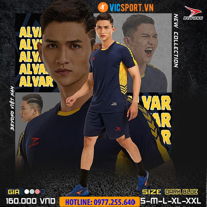 Áo đá banh không logo Beyono Alvar - Hình ảnh 2