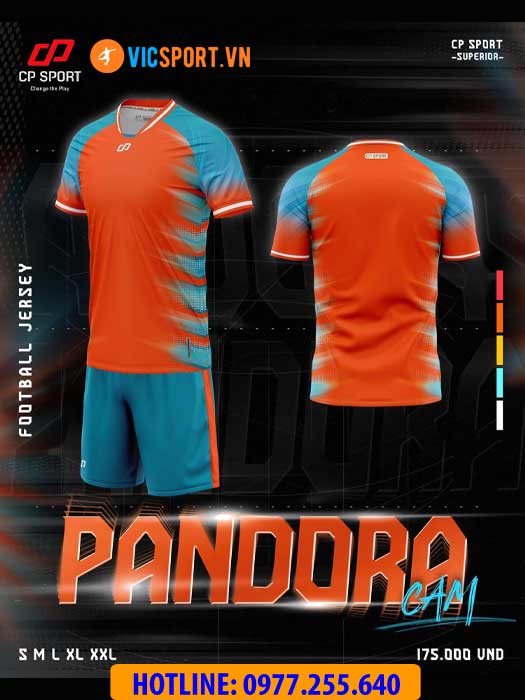 Áo đá banh không logo CP Pandora - Hình ảnh 9