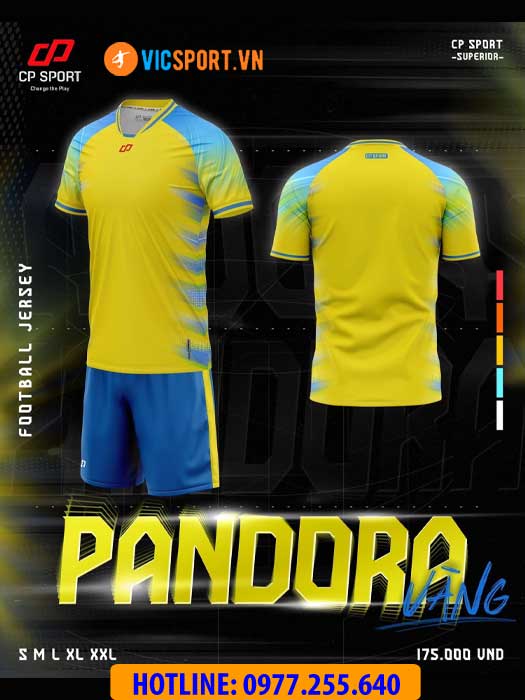 Áo đá banh không logo CP Pandora - Hình ảnh 12