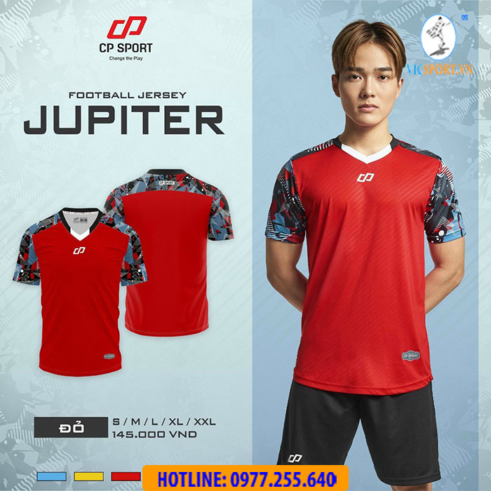 Áo đá banh không logo Jupiter - Hình ảnh 3