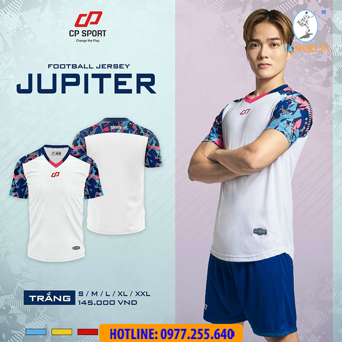 Áo đá banh không logo Jupiter - Hình ảnh 4