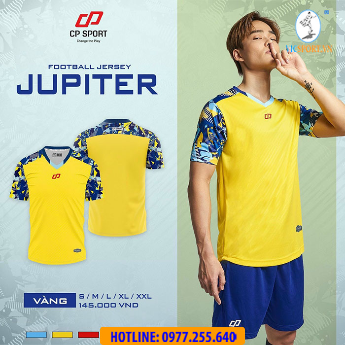 Áo đá banh không logo Jupiter - Hình ảnh 5