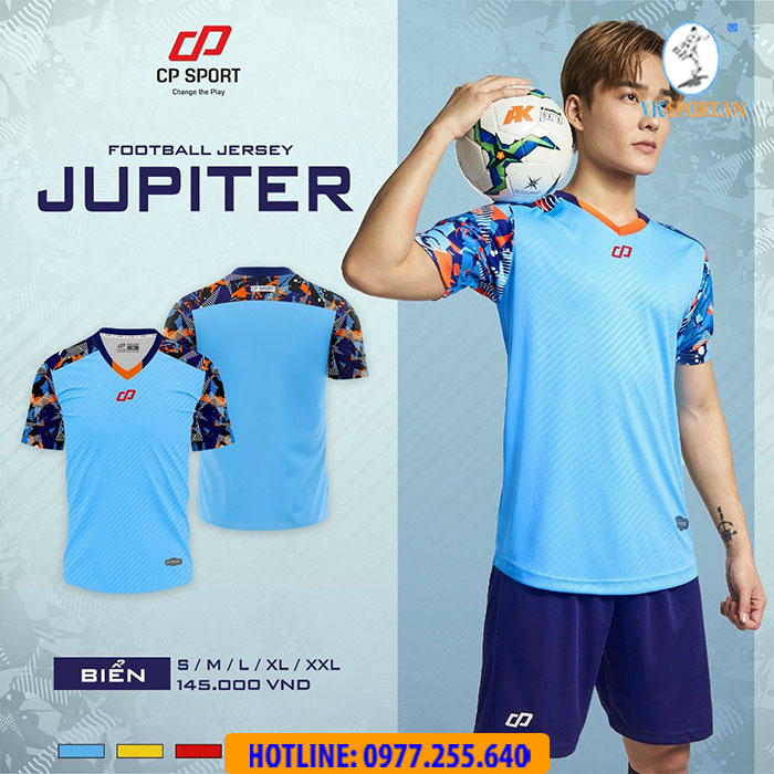 Áo đá banh không logo Jupiter - Hình ảnh 7