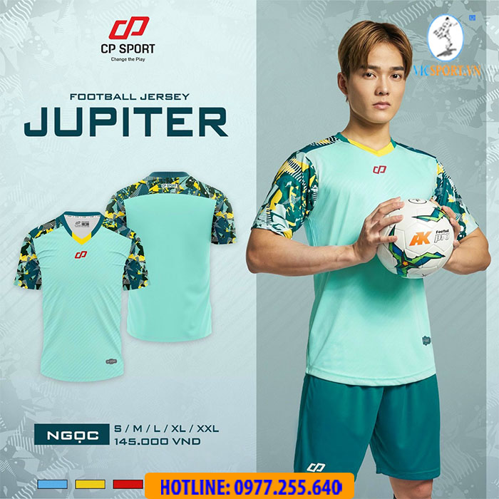 Áo đá banh không logo Jupiter - Hình ảnh 6
