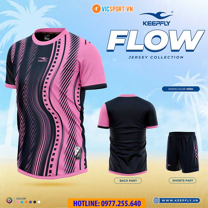Áo đá banh không logo KeepFly Flow - Hình ảnh 23