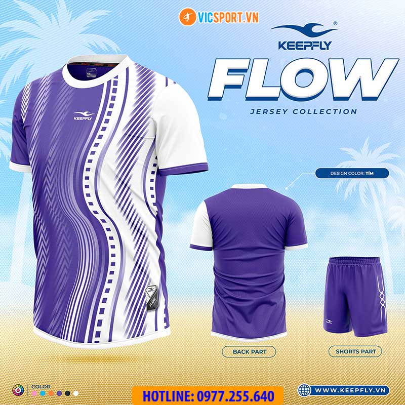 Áo đá banh không logo KeepFly Flow - Hình ảnh 24