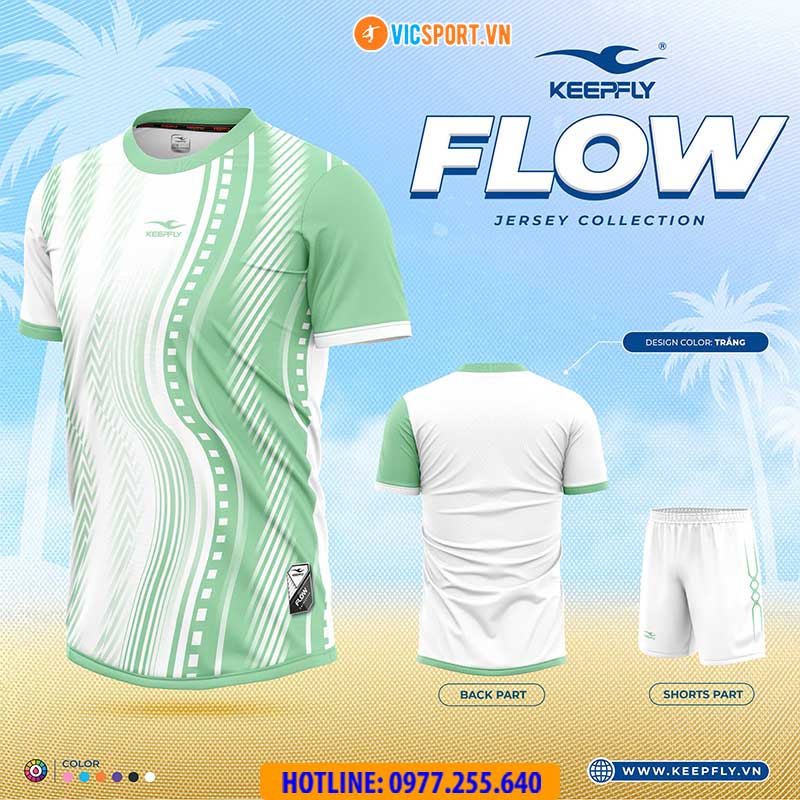 Áo đá banh không logo KeepFly Flow - Hình ảnh 27