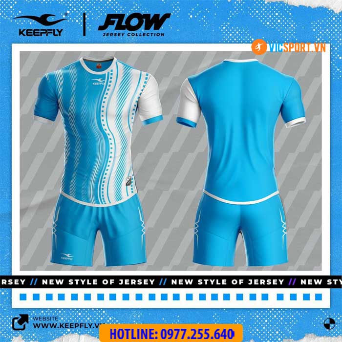 Áo đá banh không logo KeepFly Flow - Hình ảnh 4
