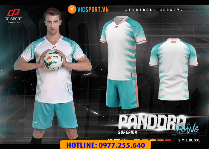 Áo đá banh không logo CP Pandora - Hình ảnh 5
