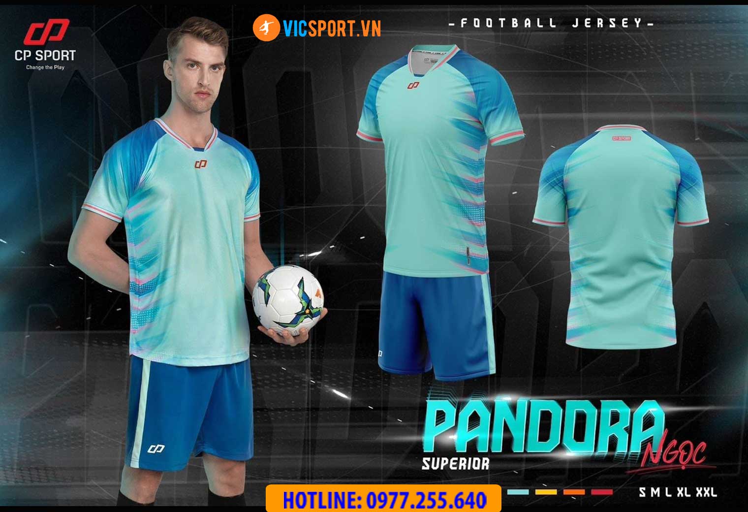Áo đá banh không logo CP Pandora - Hình ảnh 7