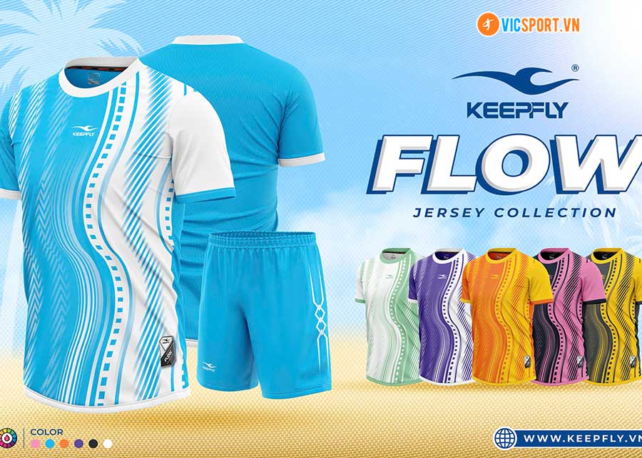 Áo đá banh không logo KeepFly Flow - Hình ảnh 20
