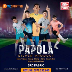 Áo đá banh không logo Riki Papola