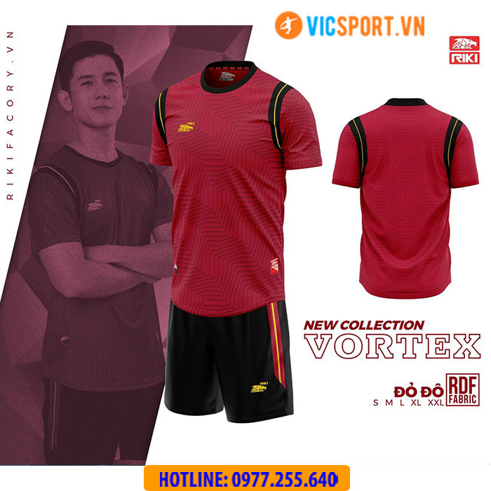 Áo đá banh không logo Riki Vortex - Hình ảnh 5