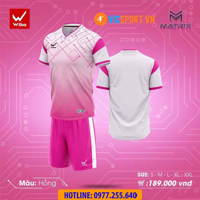 Áo đá banh không logo Wika Matrix - Hình ảnh 5