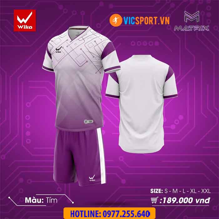 Áo đá banh không logo Wika Matrix - Hình ảnh 6