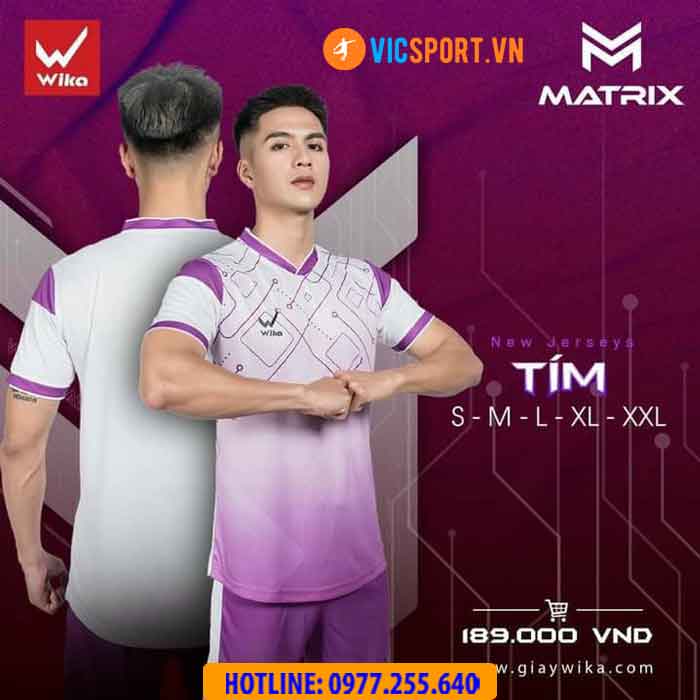 Áo đá banh không logo Wika Matrix - Hình ảnh 10