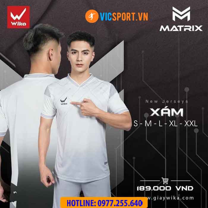 Áo đá banh không logo Wika Matrix - Hình ảnh 8