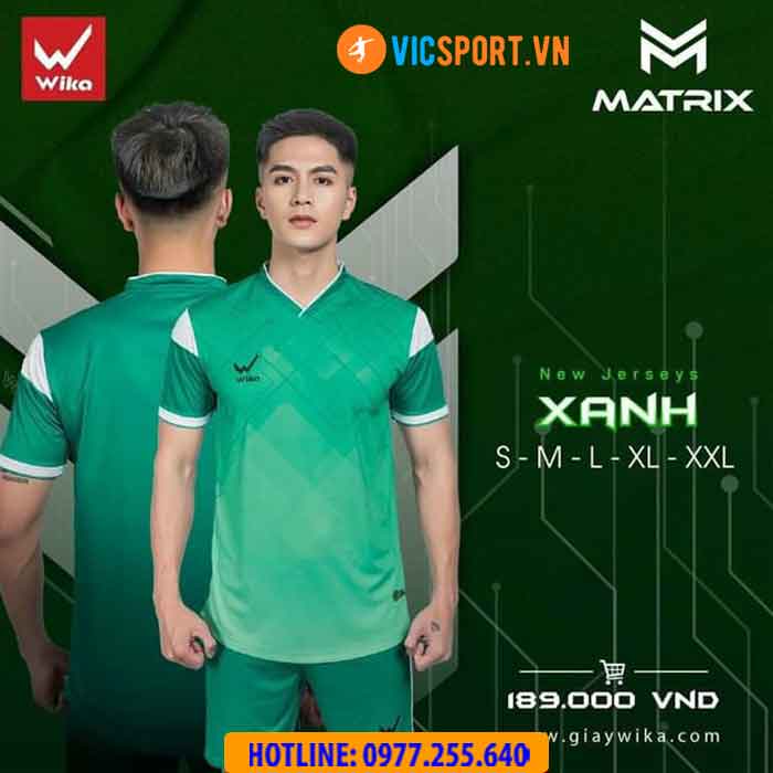 Áo đá banh không logo Wika Matrix - Hình ảnh 7