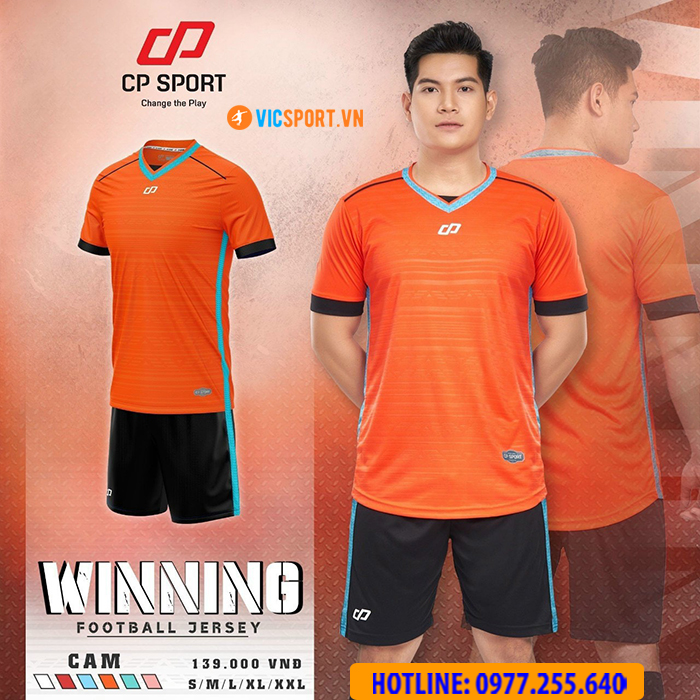 Áo đá banh không logo Winning - Hình ảnh 3