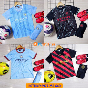 Áo bóng đá trẻ em Clb Manchester City 2023-2024