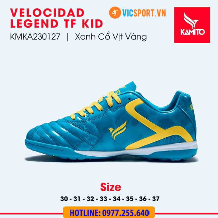 Giày đá banh trẻ em Kamito Velocidad đế TF - Hình ảnh 6