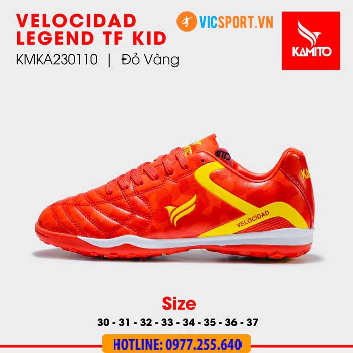 Giày đá banh trẻ em Kamito Velocidad đế TF - Hình ảnh 7