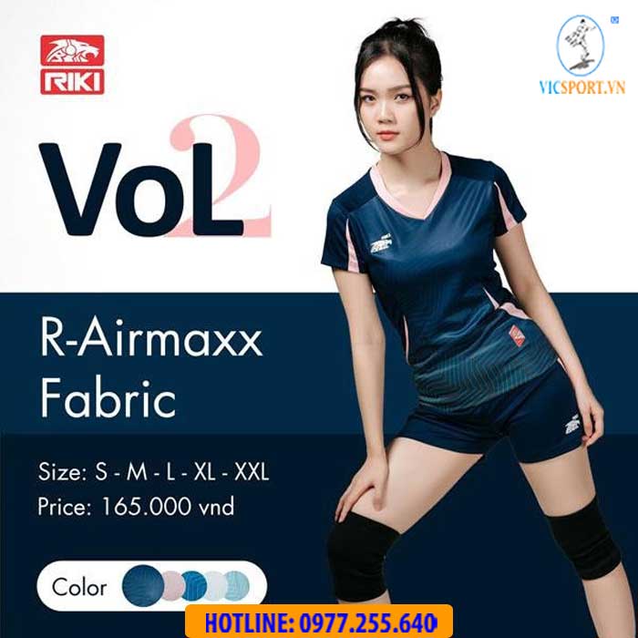 Quần áo bóng chuyền nữ Riki Vol 2 - Hình ảnh 2