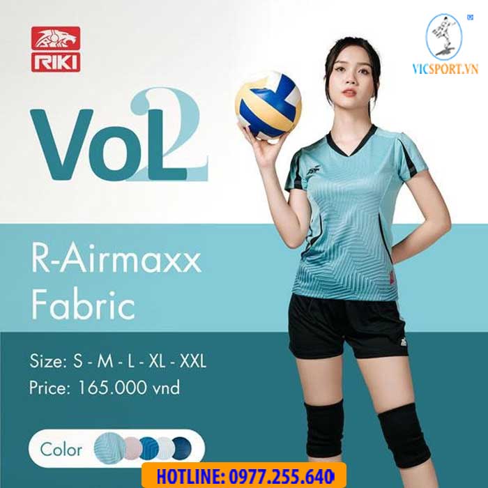 Quần áo bóng chuyền nữ Riki Vol 2 - Hình ảnh 4