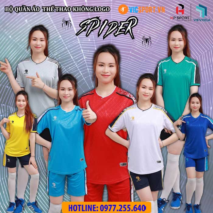 Áo đá banh không logo Vevoca Spider - Hình ảnh 9