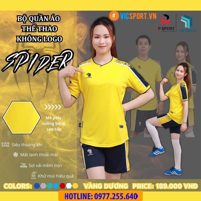 Áo đá banh không logo Vevoca Spider - Hình ảnh 12
