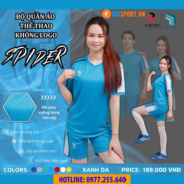 Áo đá banh không logo Vevoca Spider - Hình ảnh 15