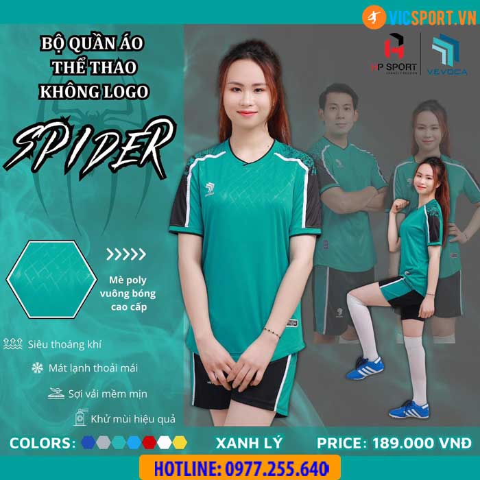 Áo đá banh không logo Vevoca Spider - Hình ảnh 16