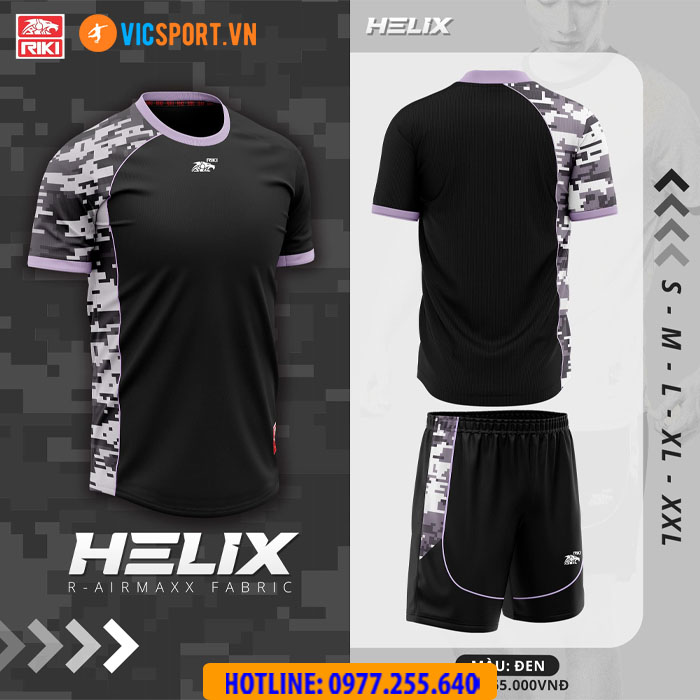 Áo đá banh không logo Riki Helix - Hình ảnh 13