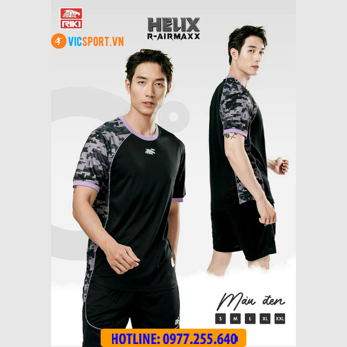 Áo đá banh không logo Riki Helix - Hình ảnh 3
