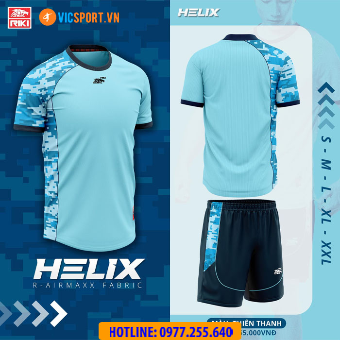 Áo đá banh không logo Riki Helix - Hình ảnh 12