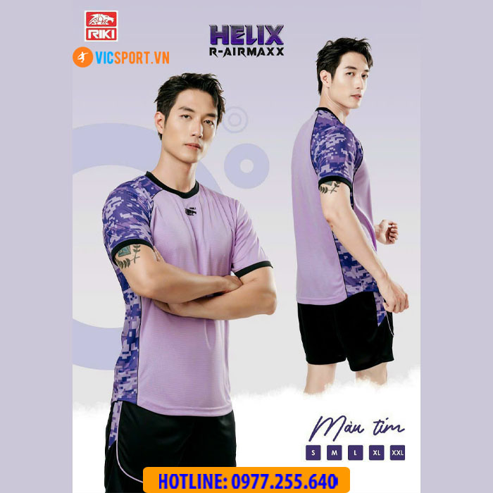 Áo đá banh không logo Riki Helix - Hình ảnh 6