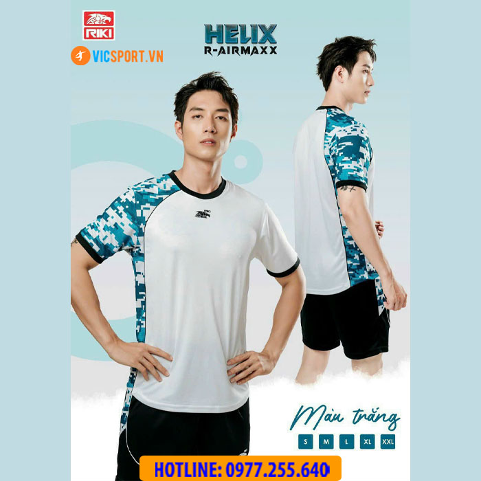Áo đá banh không logo Riki Helix - Hình ảnh 5