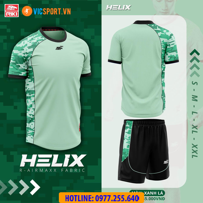 Áo đá banh không logo Riki Helix - Hình ảnh 10
